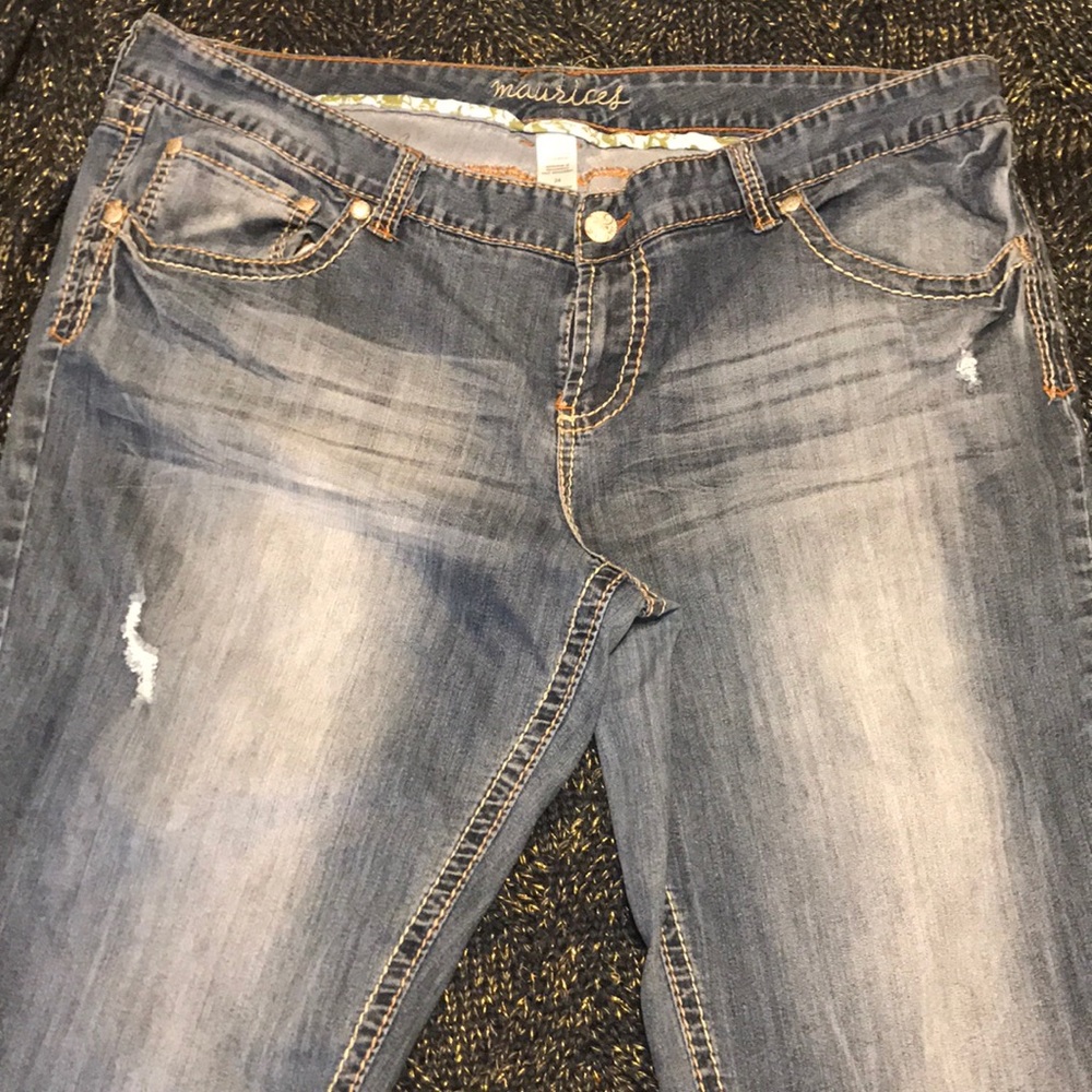 Denim Maurice’s Capris